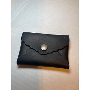 Portland Leather Mini Daisy Wallet Black